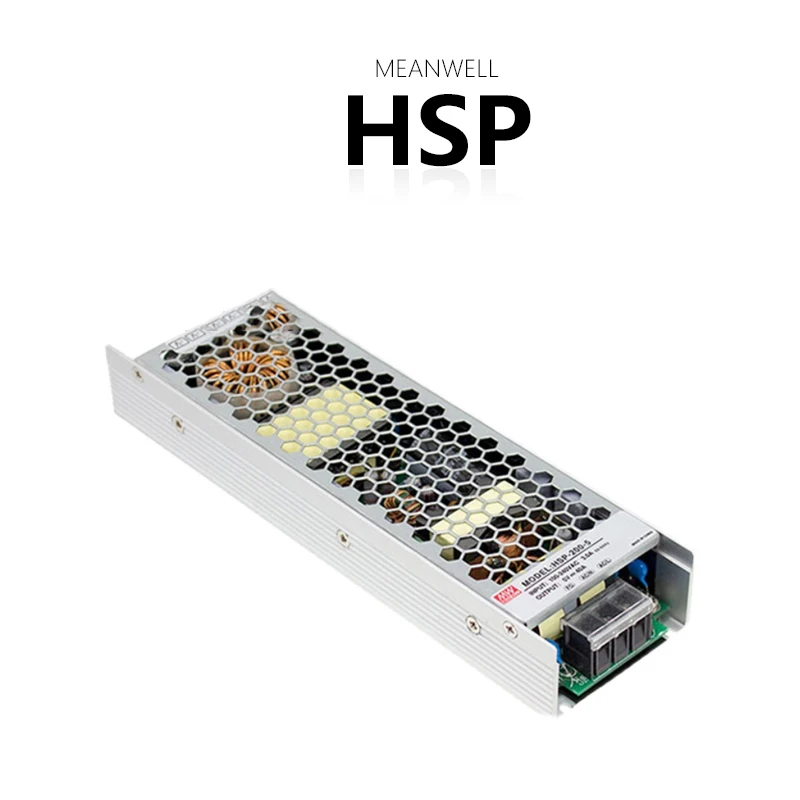 (Meanwell)HSP-200/300 POWERSUPPLY -4.2/3.3/5V SMPS ACDC With PFC Suitable for high efficiency moving sign applications uhp