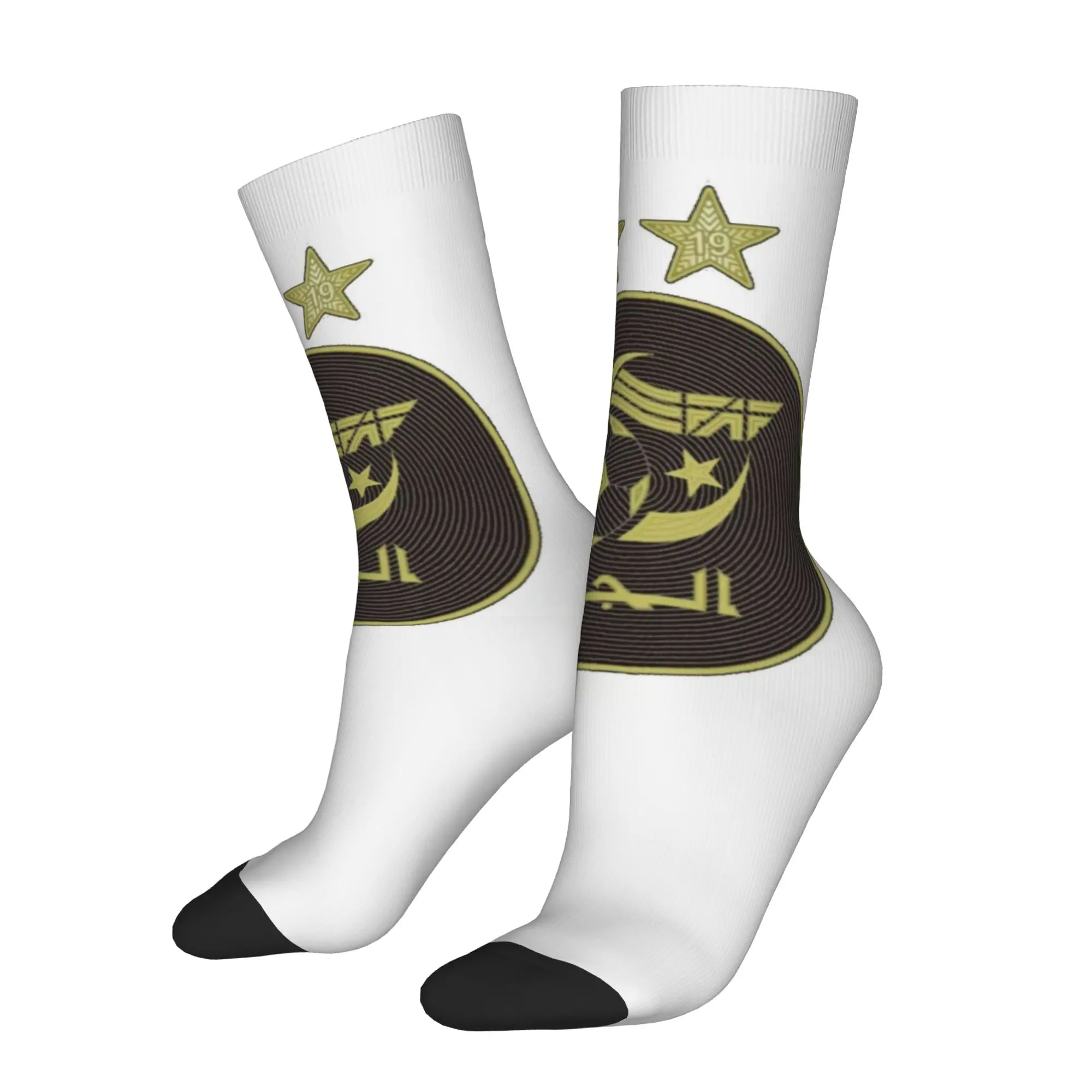 Hip Hop Retro Algeria Crazy Men's compression Socks Unisex  Street Style Seamless Printed Funny Sock Match Day Essentials