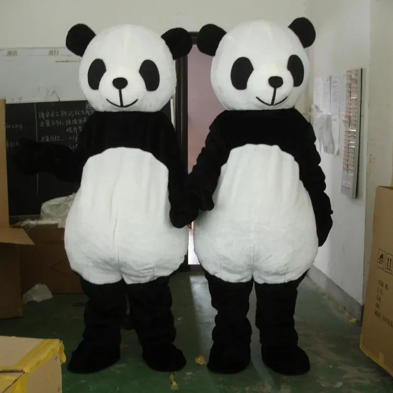 Simbok Giant Panda Cartoon Mascot Costume Performance Prop Suit Adult Men Women Wearing Walking Head Coverings Doll Clothing