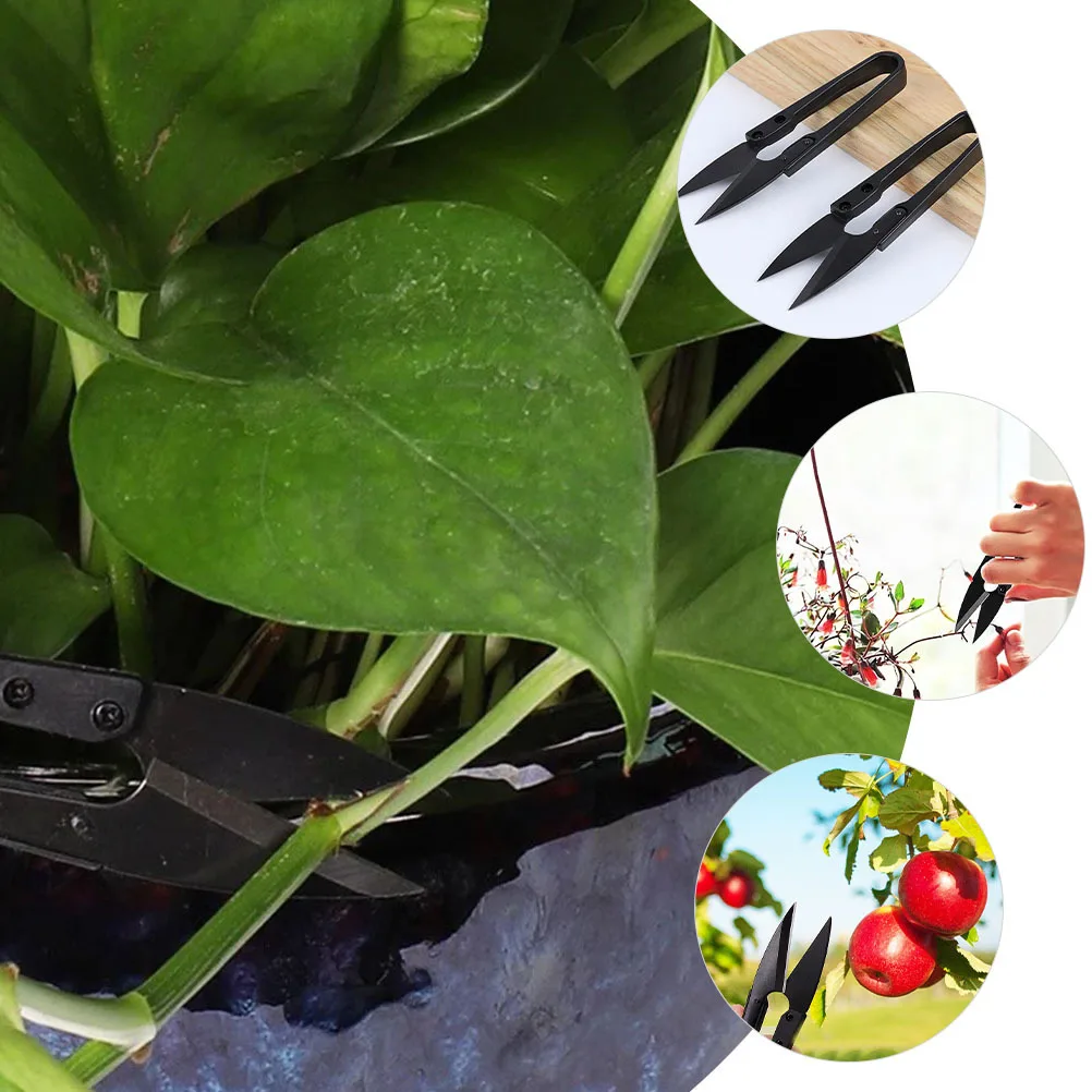 

12Pcs Precise Pruning Scissors Comfortable Handle Design Leaves Trimmer Tool Pruning Shear Gardening Trimmer Flower Scissor