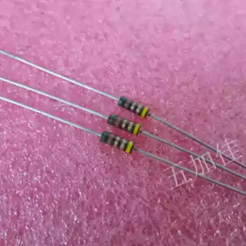 10-100pcs imported RCR07G5R1JS 5.1R 1/4W antique carbon core non inductive resistor gallbladder machine special