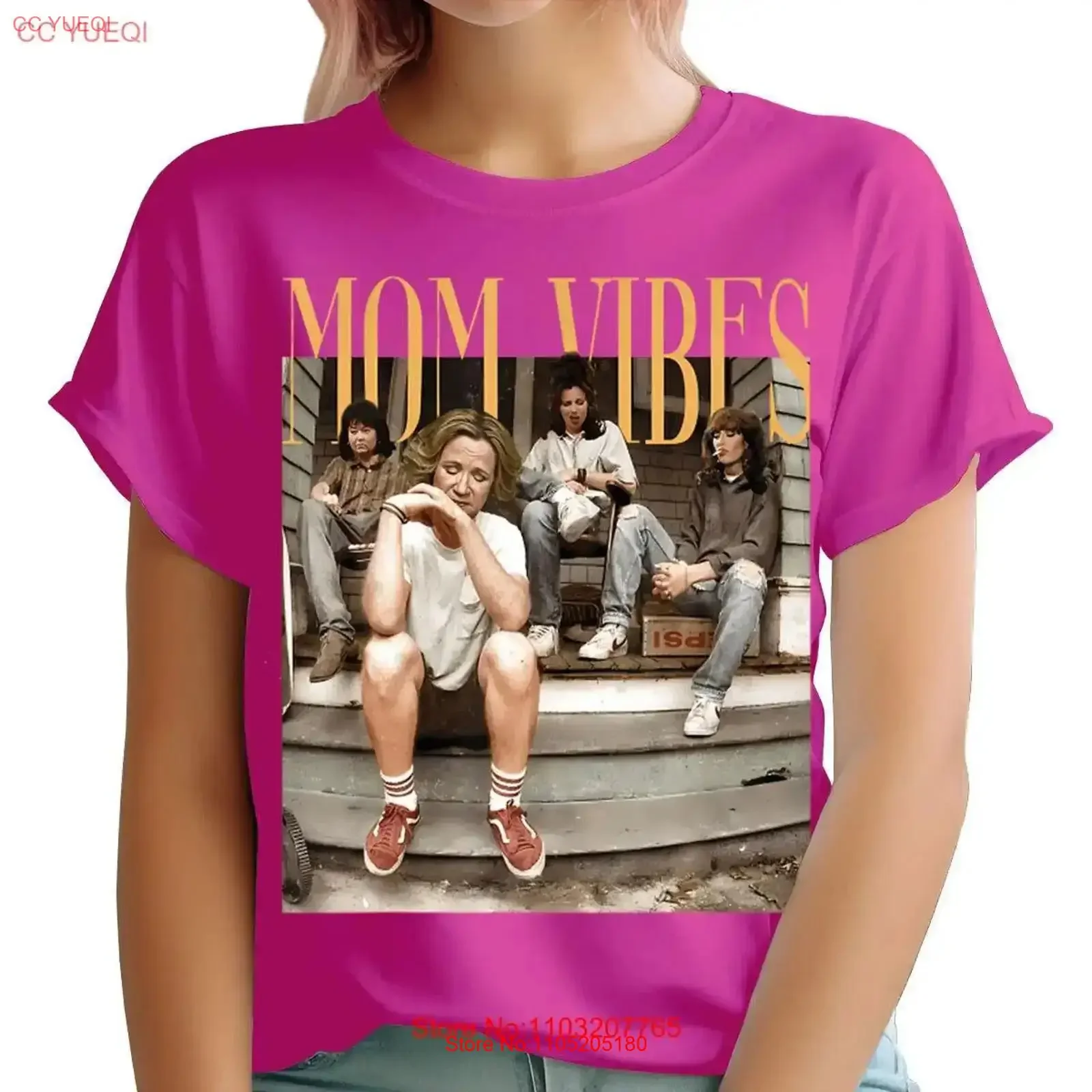 Mom Mamma Life Vibes Funny 90s Moms Retro Vintage Womens T Shirt Top TA 180 vintage Washed Unisex designer clothes Stretched