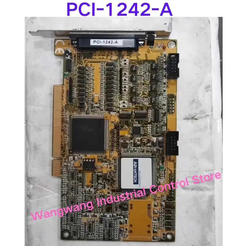 Second-hand test OK , PCI-1242-A 4-axis pulse servo motor motion control card