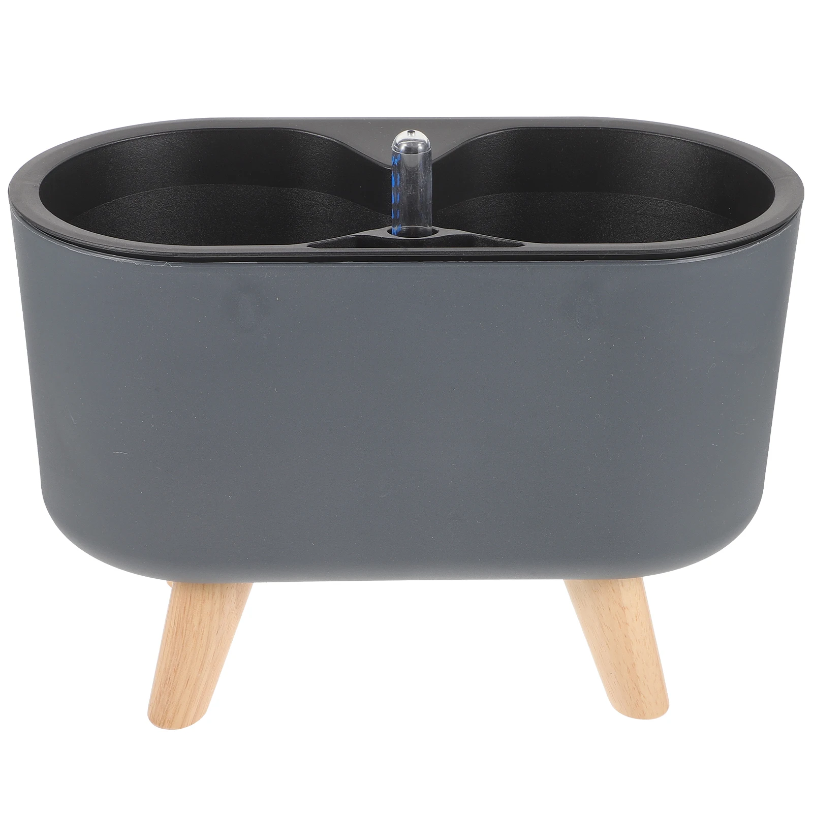 

Pot Self Watering Planter Lightweight Plastic White Office Home Balcony Automatic Pots Plant Container