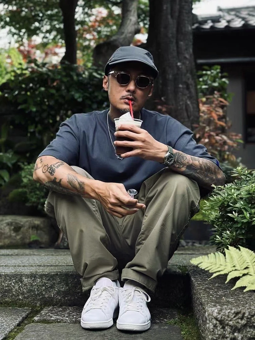 

MADN EASYPANTS Casual Pants White Label Mixed Fabric Chino 23AW Long Trousers Youthful Vitali Sle Retro Japanese Sle