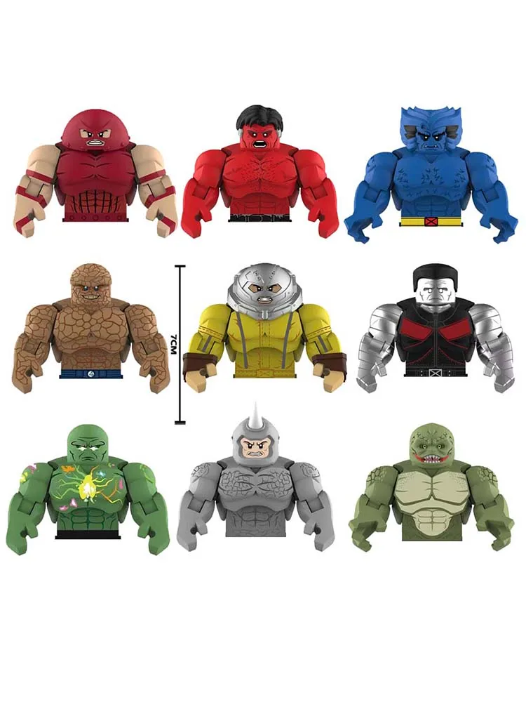 Blind Box Bewegliche Modell-Bausteine Juggernaut Eidechse Nashorn Zusammenbaubare Kompatible Actionfiguren Lernspielzeug Bauklötze