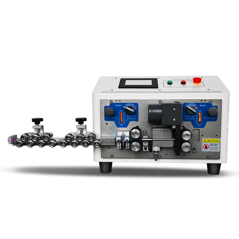 High Performance Od 7Mm Full Automatic Multi-core  8 Cores Cable Inside/outside Shielded Cable Cutting and Stripping Machine