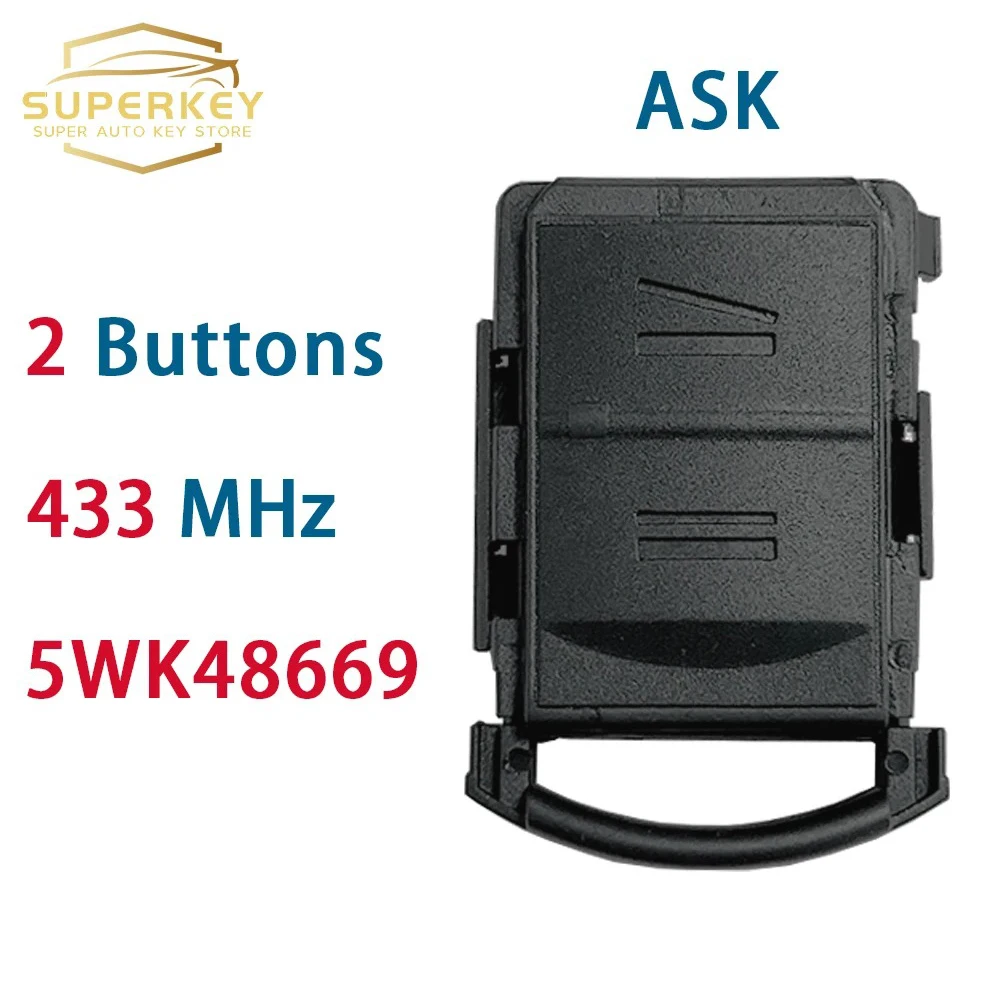 

Пульт дистанционного управления SUPERKEY с 2 кнопками, 433 МГц ASK для Opel Vauxhall Corsa Meriva Combo TIGRA B MERIVA 2001-2006 5WK4 8668