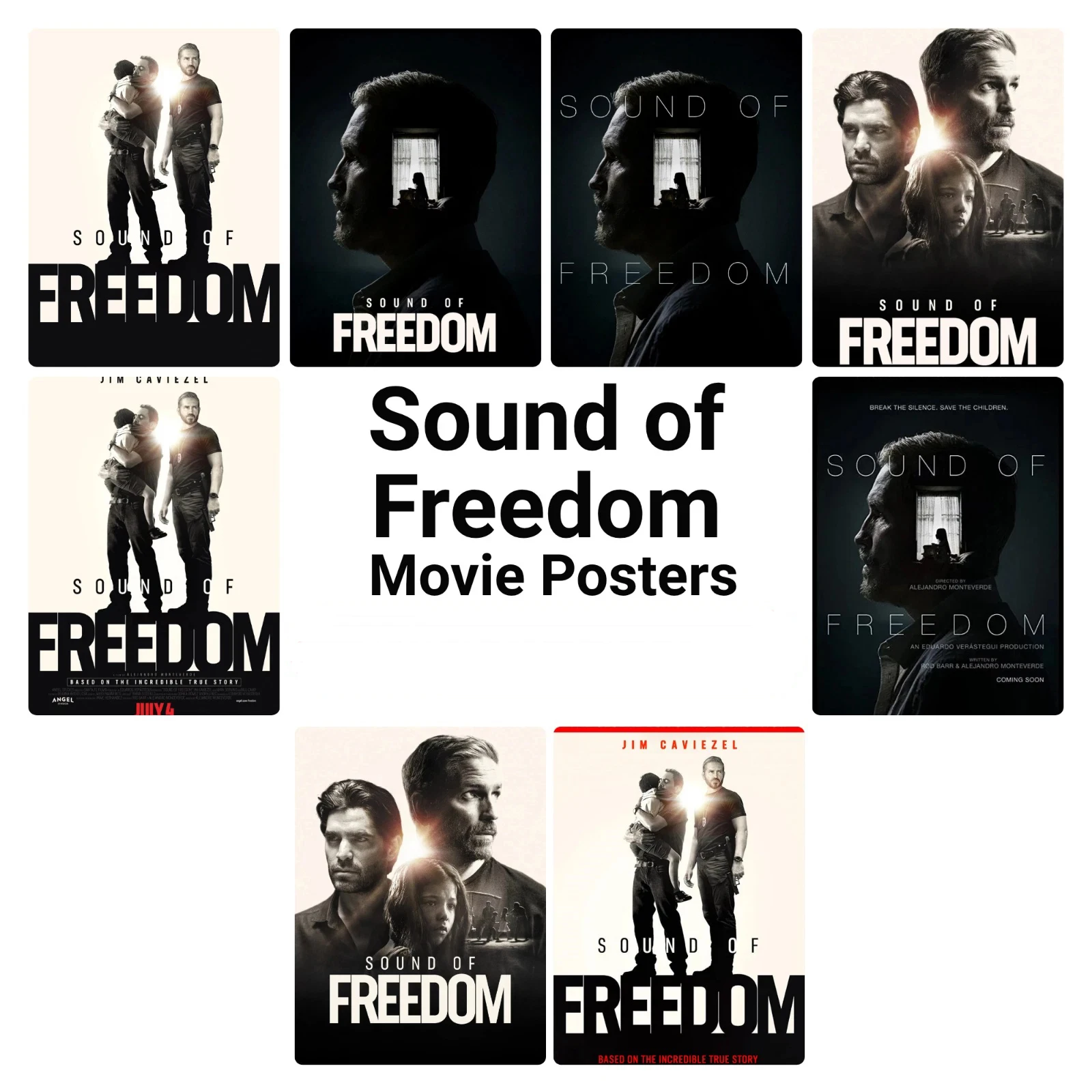 Sound of Freedom (2023) Movie , Art Picture Print Silk Poster Home Wall Decor