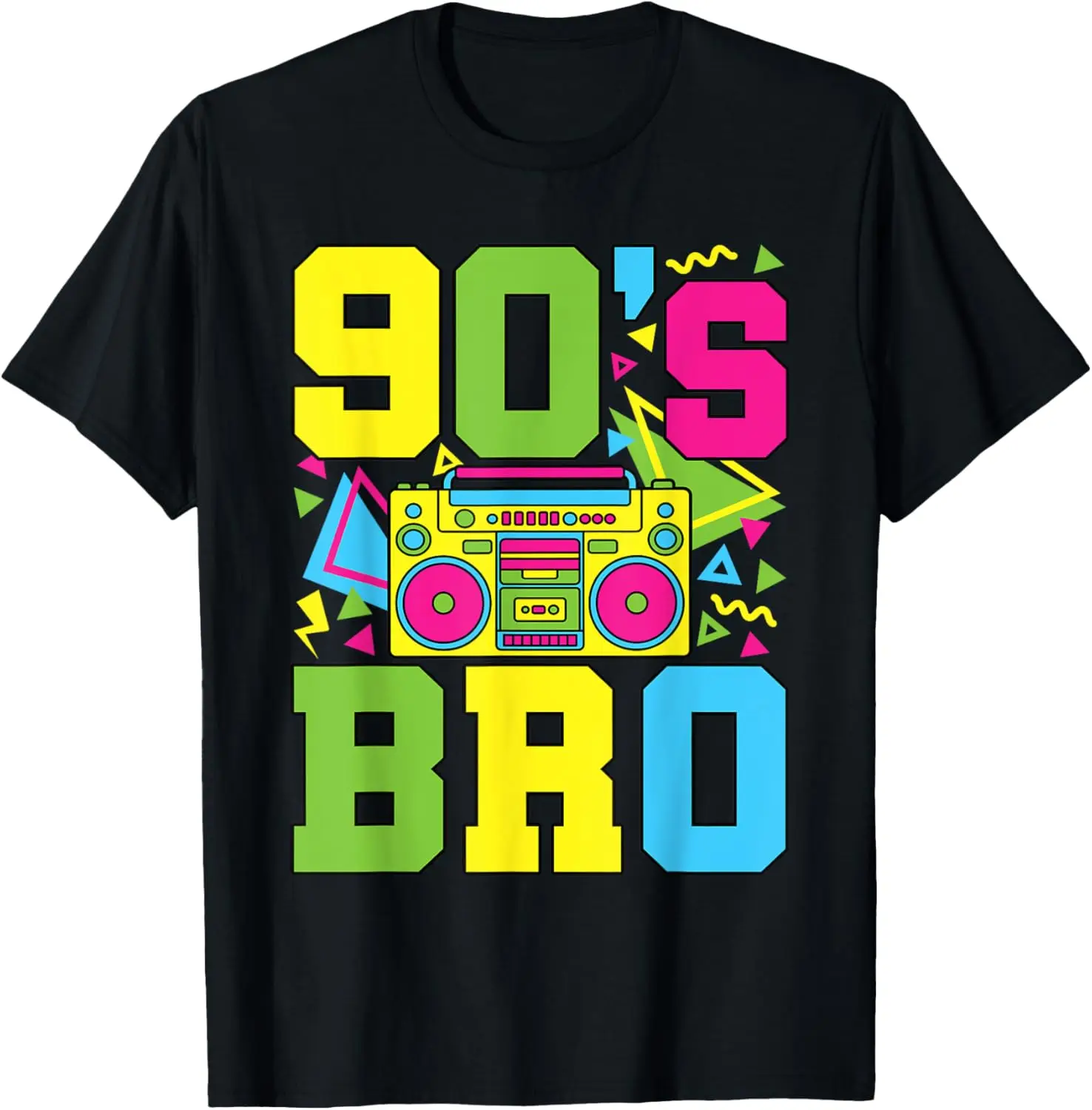 90's Bro Retro 1990s 90s Style Disco Party Outfit T-Shirt