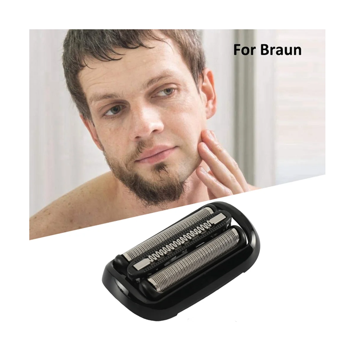 53M Replacement Shaver Heads for Braun 5/6 Series Razor 50-R1000S/50-B1300S/50-R1320S 6020S 6040Cs 6072Cc 6075Cc 6090Cc