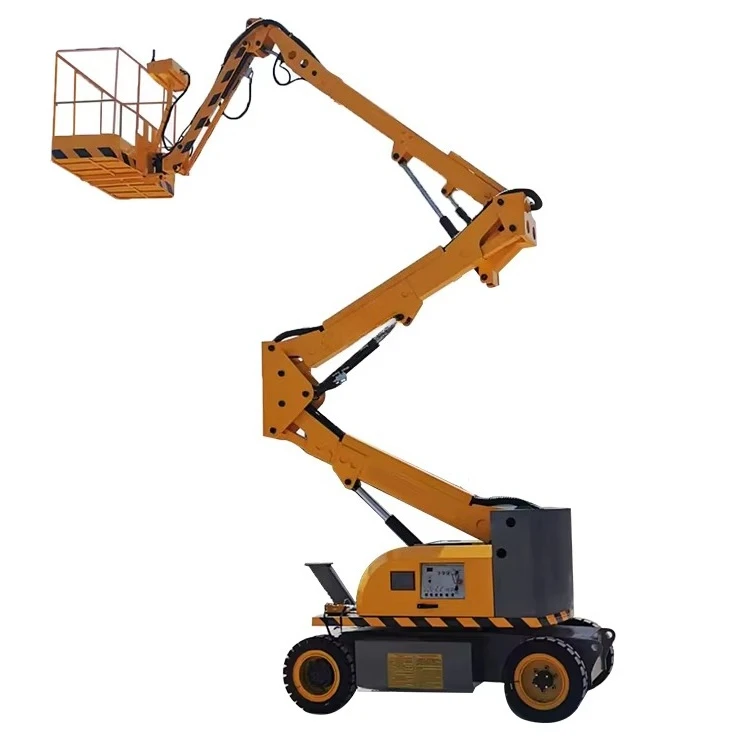 Customized Cherry Picker Articulated Boom Lift 360 Rotation Man Lift for Advertising Sign Installation & Painting