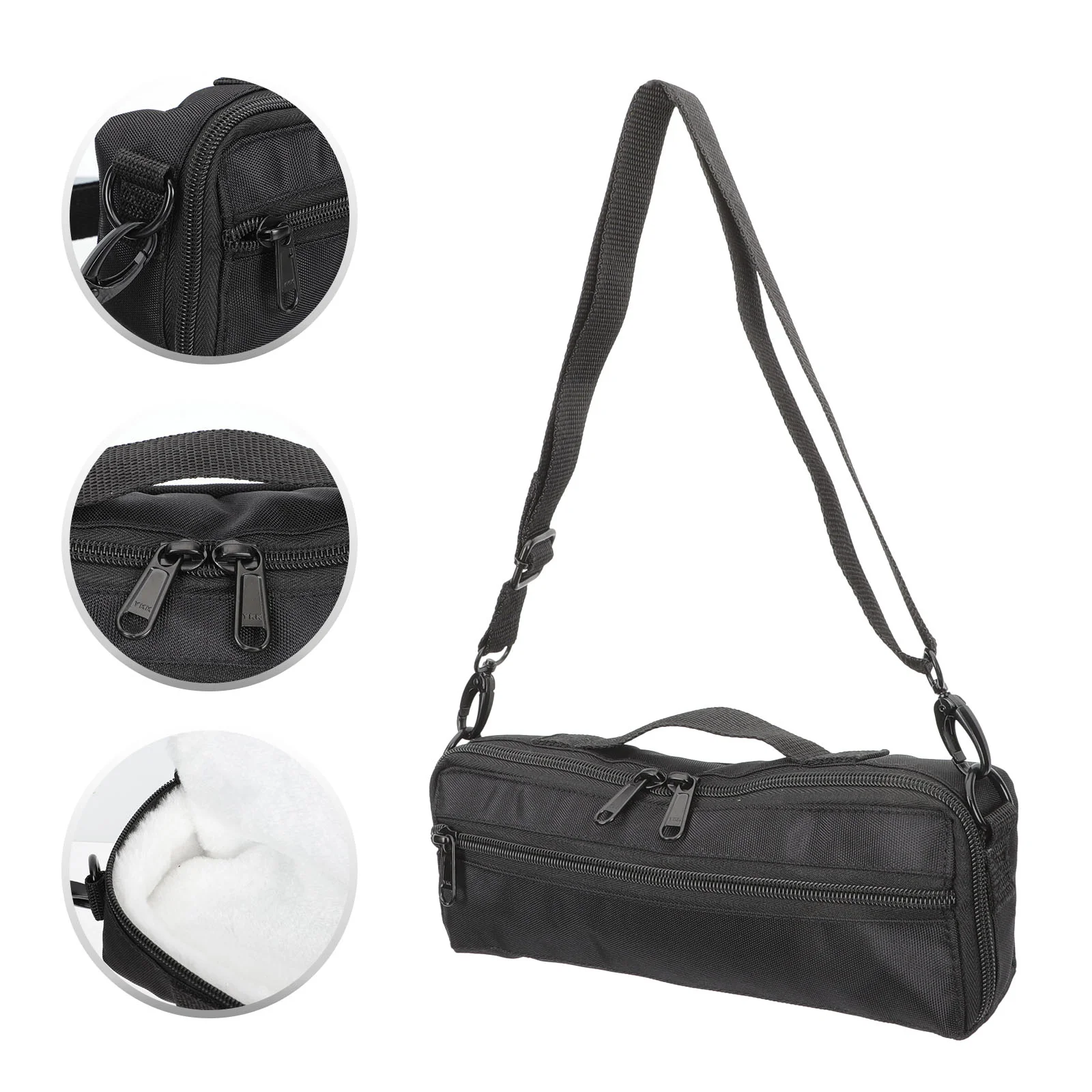 

Piccolo Bag Wind Instrument Suitcases Carrying Practical Storage Holder The Tote Musical Container for Convenient Pouch