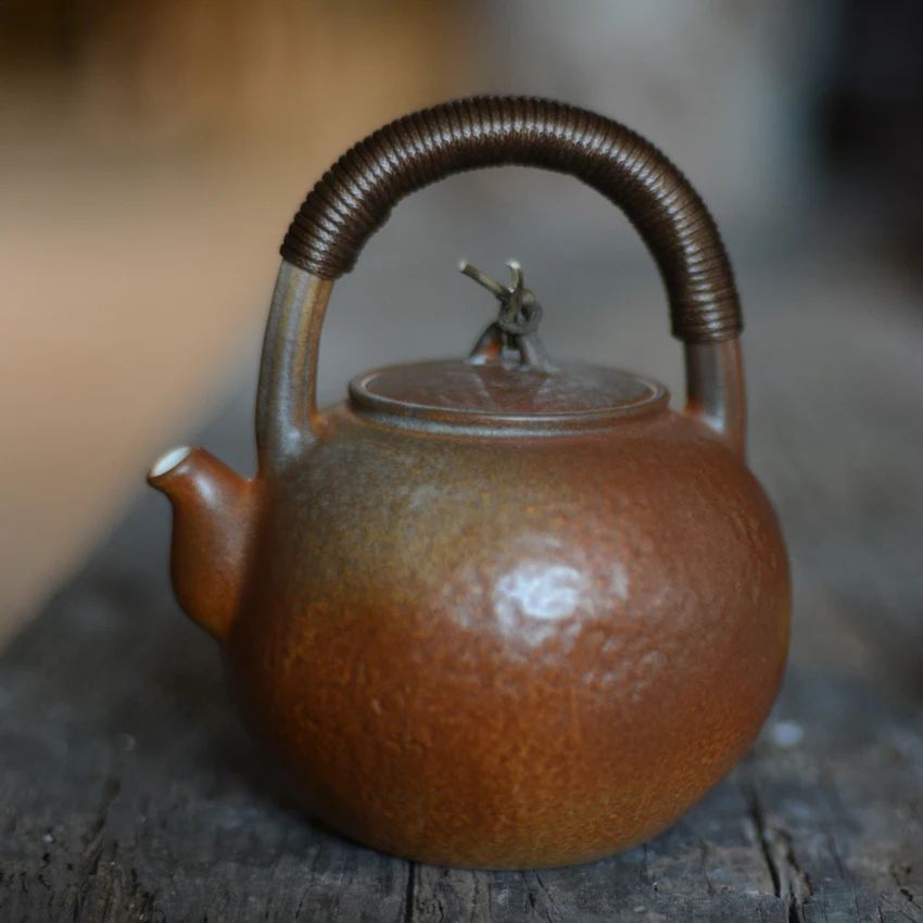 Original by Gangshantang: Tiliang Pot, Dark Small Pot, Boiled Water, Boiled Tea, Old White Tea, Chenpi Pu'er Tea