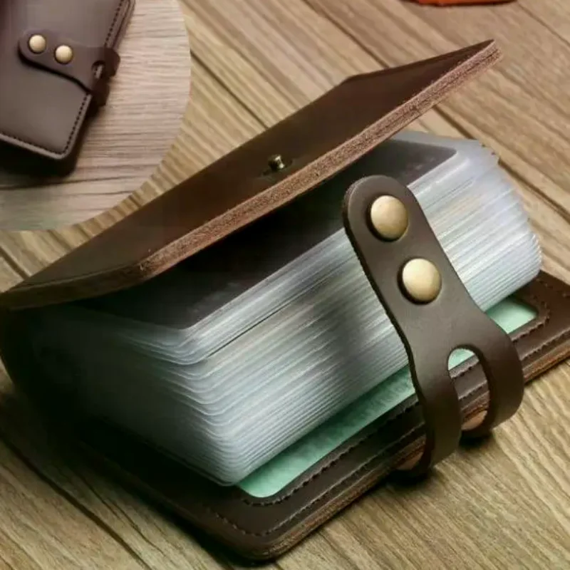 أزياء بو الجلود الرجال 30 بت بطاقة حالة حامل بطاقة الأعمال جواز سفر الائتمان بطاقة حقيبة معرف جواز السفر بطاقة المحفظة