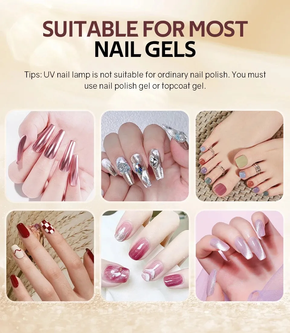 Mini Handheld UV Led Lamp for Nails Portable Rechargeable Nail Dryer for Curing Gel Polish