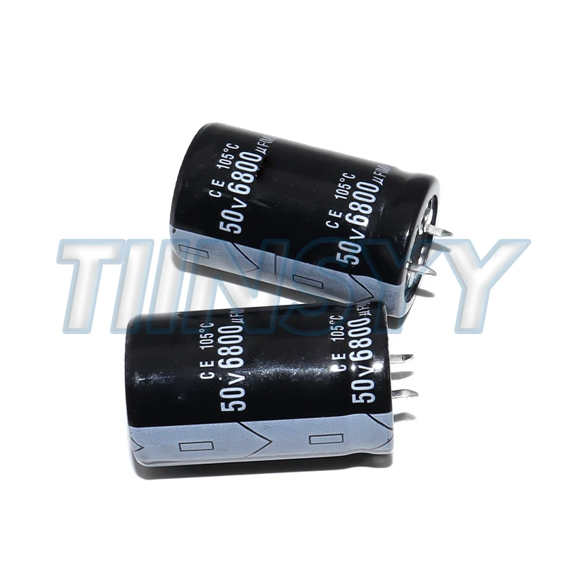 2pcs 50V6800uf Aluminum Electrolytic Capacitor 6800uf50v 50v6800mf 6800mf 50v 50v6800MFD 6800MFD50Volt 50v 6800uf 6800mf