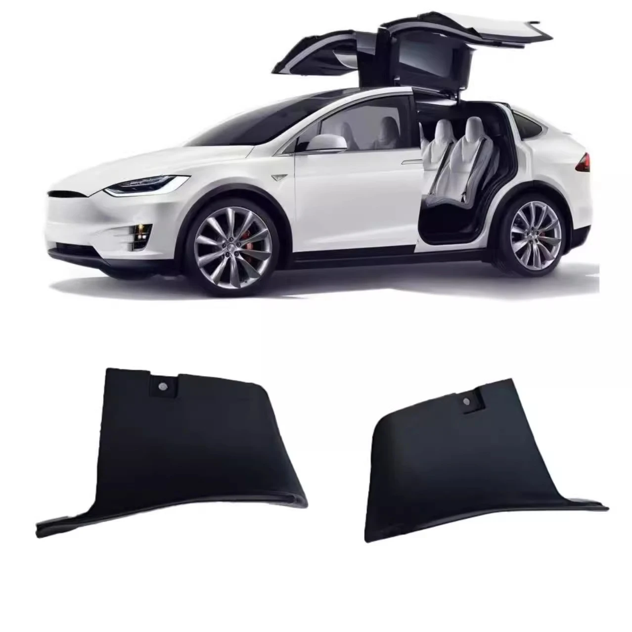 

Suitable for Tesla Model X body side panels, lower skirt corners, rear fender fairing