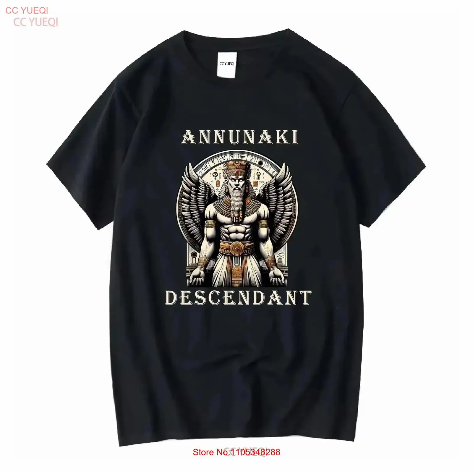 NEW Annunaki Descendant Al en God Ancient Sumerian Mythology T Shirt S 3XL vintage Washed Stylish Stretched graphic vintage