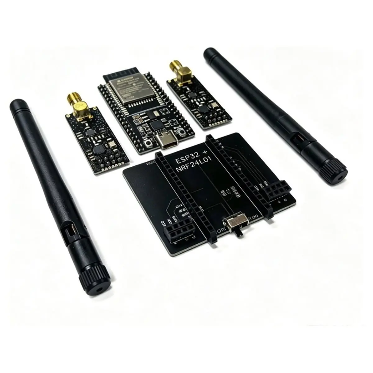 DevKitC Development Board NRF24L01 2.4GHz Wireless Module, Supports Bluetooth for IoT Projects