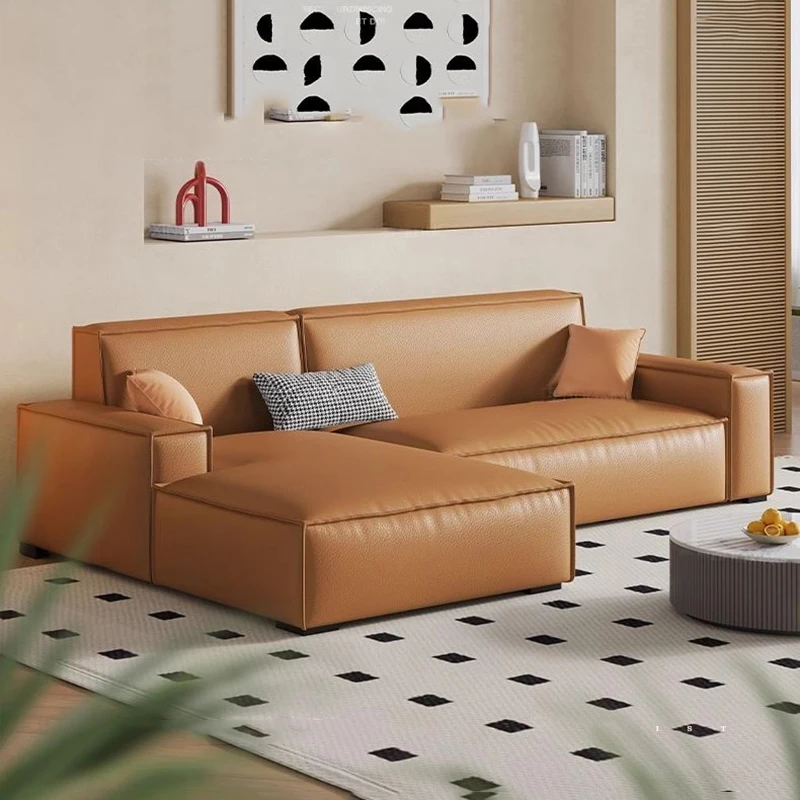 الحد الأدنى الجلود غرفة المعيشة الأرائك كرسي الأريكة كسول لطيف الشمال غرفة المعيشة الأرائك الحديثة مصمم موبليس الأثاث العصري #5