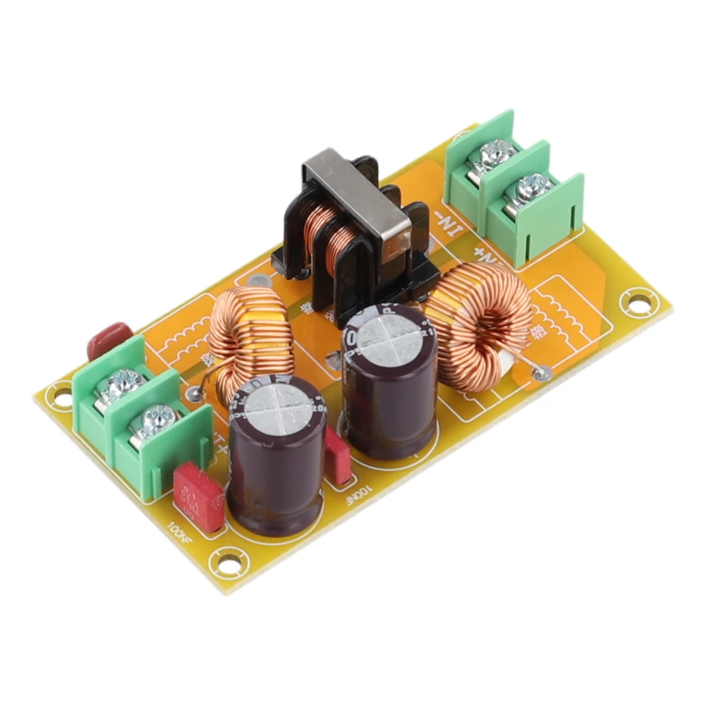 DC LC Filter 2A 4A 10A 20A Electromagnetic Interference Filter EMC FCC Car Audio Filtering DC 12V High Frequency Power Filter