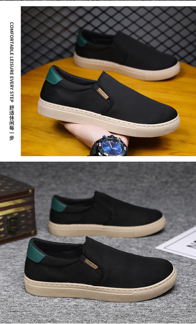 Neue weiße Slip-On-Leinenschuhe für Herren, vulkanisierte Sneakers, Studenten- und Jungen-Loafer, Espadrilles, lässige Herren-Fahr- und Golfschuhe, Größe 47 48. – Detail 8