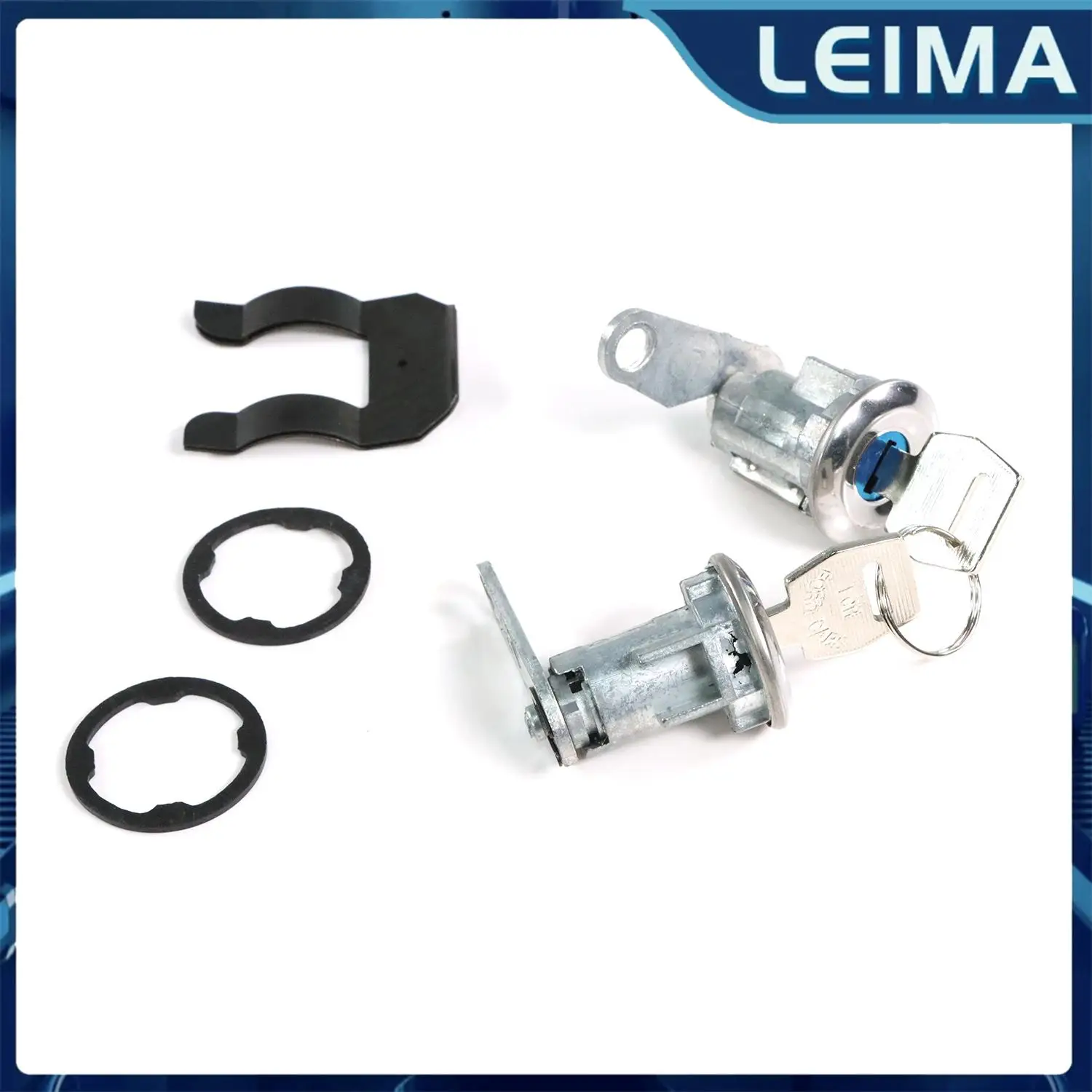 1 Juego de cilindros de cerradura de puerta de automóvil con llaves para Ford E-150 250350 Econoline Mercury Mustang Custom F100 F150 F250 F350 5070001 DL15504