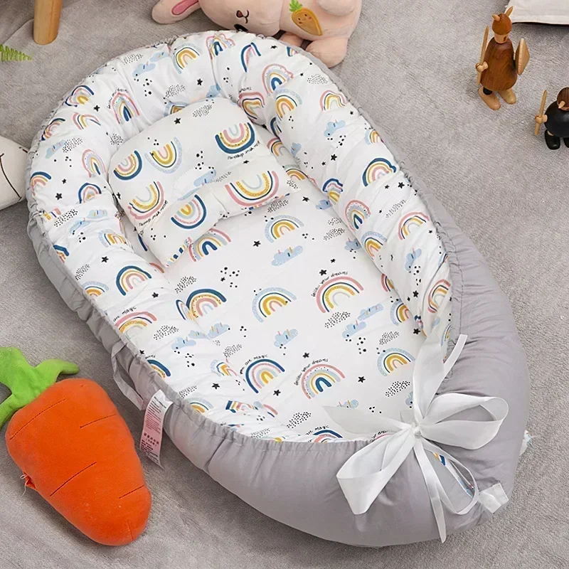 Baby Soft Baby Nest Bed Crib Recliner Cradle Photography Props Portable Mother Bedding Cot