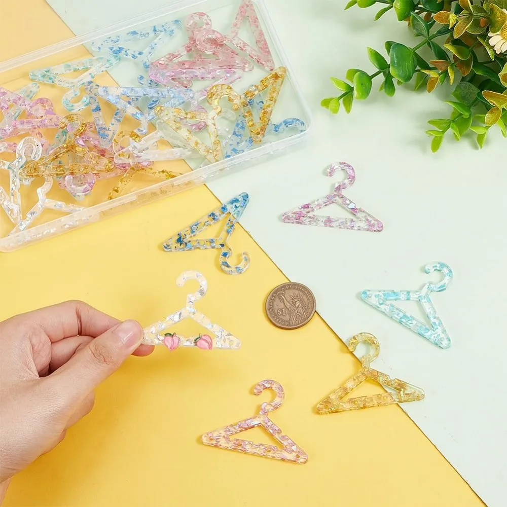 30pcs Earring Hanger 6 Colors Jewelry Hanger Clothes Hanger Shape Earring Holder Hanging Organizer for Retail Show Personal - view 5