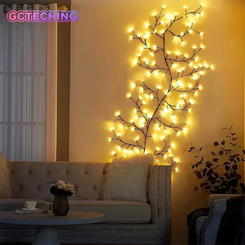 Bendable Willow Branch Lights, Ideal for Living Room and Bedroom Fairy Lights - Perfectly Suited for Christmas.