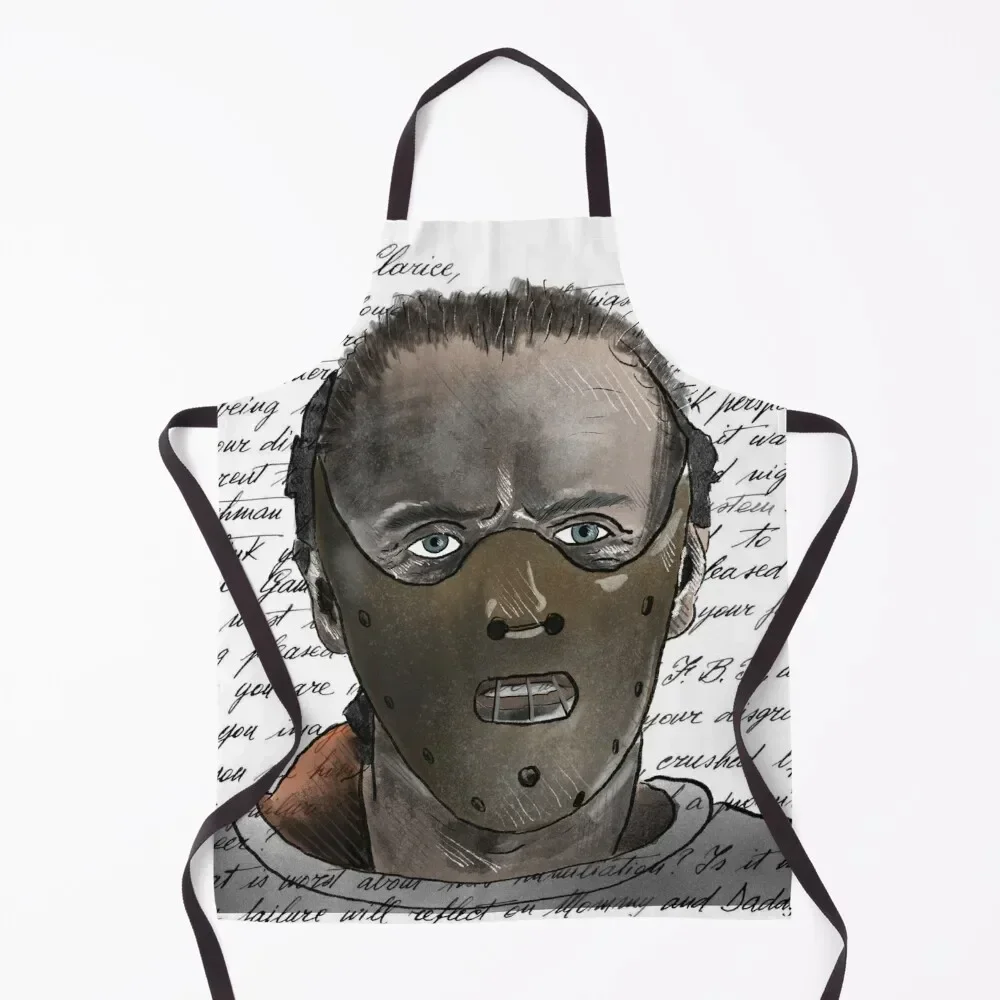 

Hannibal Lector, Silence of the Lambs Apron cook wear Woman Kitchens Kitchen Items For Home Household Items Useful Apron