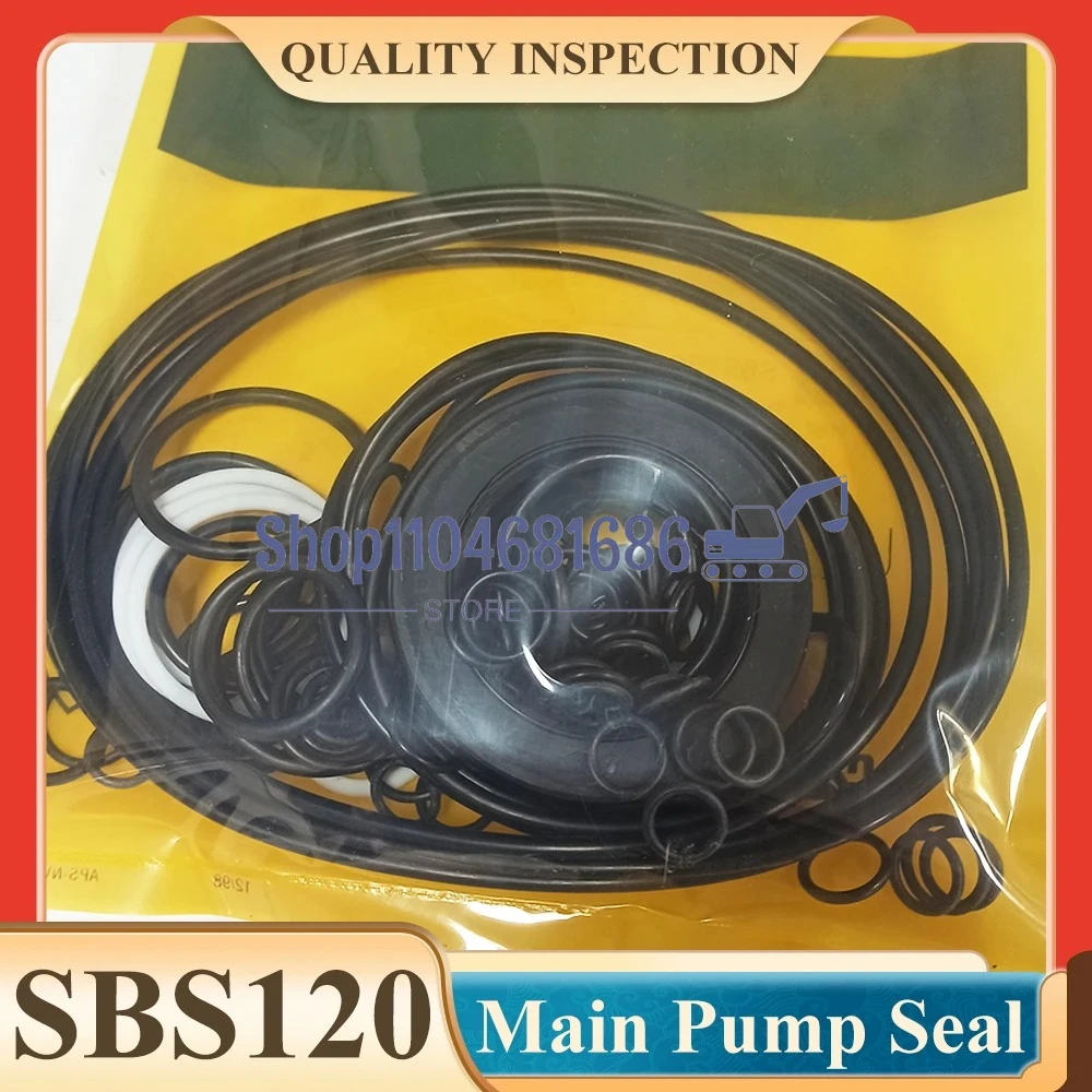 

SBS120 Hydraulic Pump Seal Kit for E320C E320D Excavator Main Pump Oil Seal Repair Kit