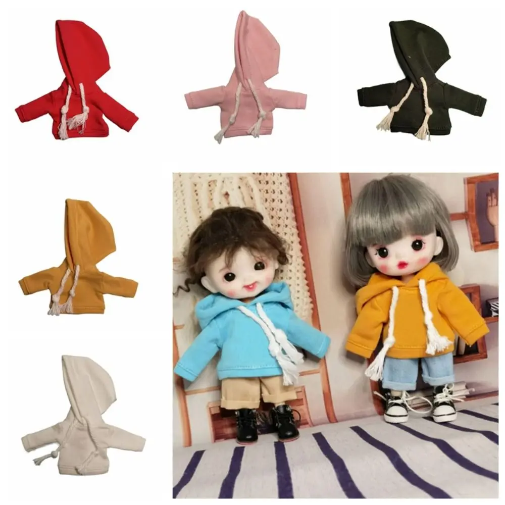 Mode Freizeit kleidung ob11 Puppe Kleidung verkleiden handgemachte Puppe Hoodies spielen Haus Stoff Obitsu 11 Outfits Molly gsc