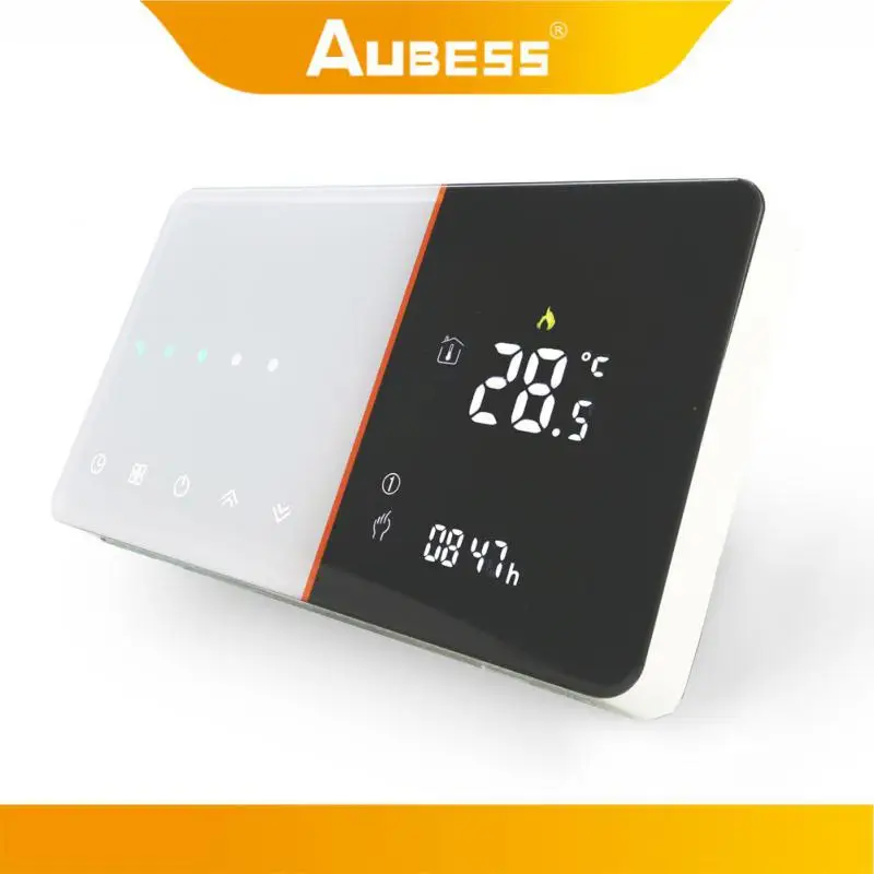 

Термостат для подогрева воды, Wi-Fi, управление через приложение 5a 16a, поддержка дома, Amazon Echo Tuya, умный переключатель обогрева котла