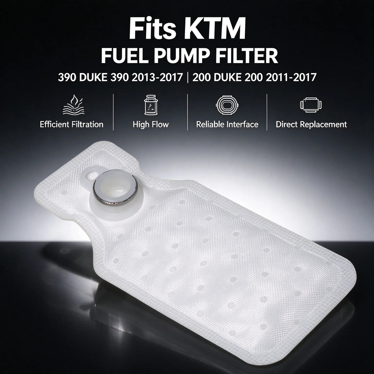 Motorcycle Fuel Pump Filter For KTM 390 RC 390 DUKE 200 RC200 200 DUKE 125 RC125 125 DUKE