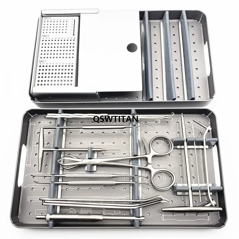 Mini Fragment Instrument Kit Small Animal Fracture Installation Set Upper Limb Veterinary Orthopedic Instruments