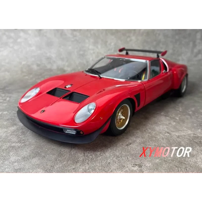 Kyosho 1:12 для Lamborghini MIURA SVR, литая под давлением модель автомобиля из сплава, детские игрушки, подарки, коллекция для хобби, красный металл, пластик, резина