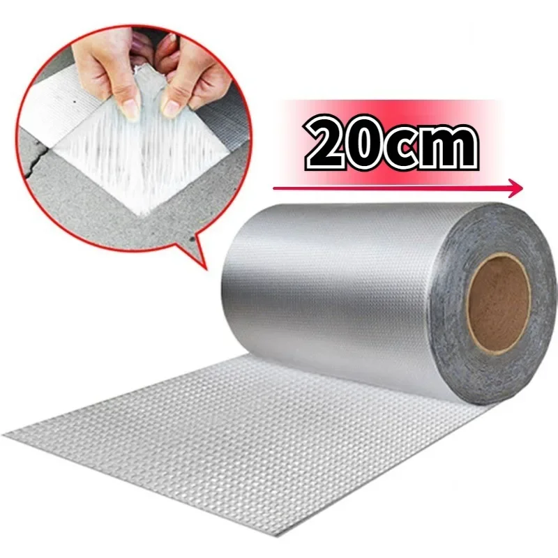 

Width 20 cm Super Waterproof Patch Seal Tape Self-adhesiveTape Pipe Stop Leak Sealant Roof Crack Repair Sealers Duct Fix Tape