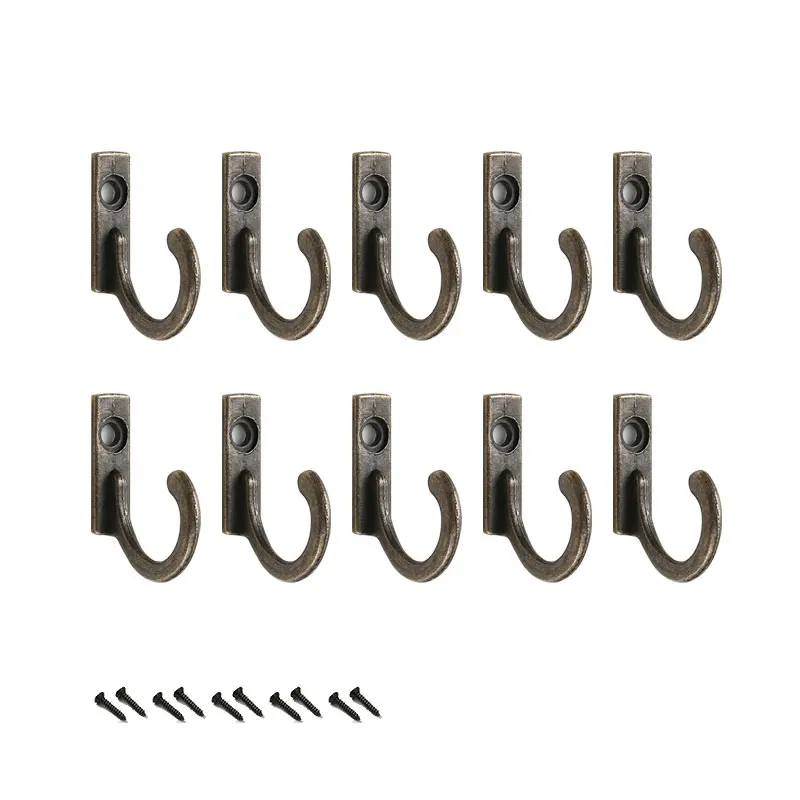 

10Pcs Micro Decorative Hooks, 2cm Mini Hooks, Small Wall Hooks for DIY Decorative Box Mounting Accessories, Key Storage