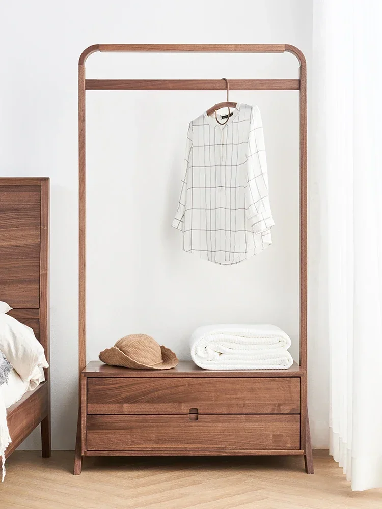 

Nordic Floor Clothes Rack Household Solid Wood Coat Rack