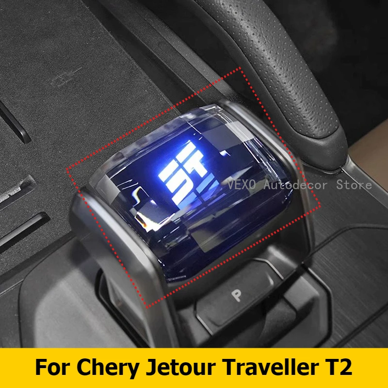 

Для Chery Jetour Traveller T2 2023 2024, хрустальная ручка переключения передач со светодиодной подсветкой, ручка переключения передач, украшение, автомобильные аксессуары