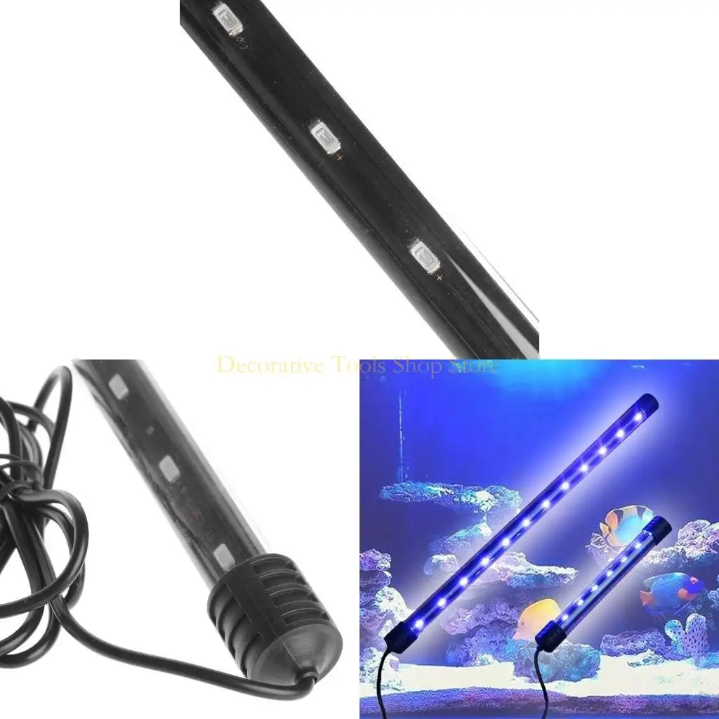 QX2E Aquarium Light Underwater Fish for Tank LED Light Waterproof Lights