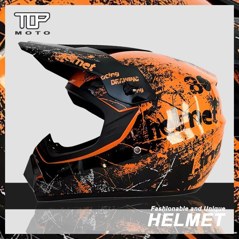 

Motorcycle Helmet Youth Kids Child Full Helmet Children Helmets Motocross Casco Moto children Off-road Safety Protection DOT