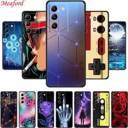 For Vivo V40 SE Case Popular Black Silicone Soft Back Cover Case For Vivo V40 SE Phone Case Cover V 40 SE V40SE 6.67
