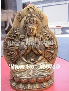 

Tibet Tibetan BronzeThe maha-cundi Buddha mother Kwanyin Statues