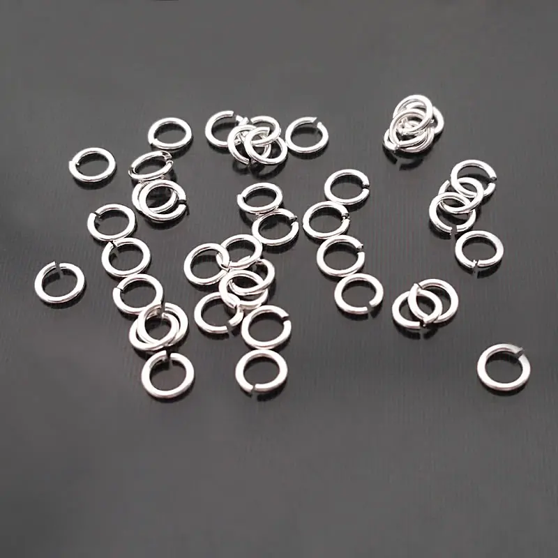 3MM 3.2MM 4MM 5MM 6MM 7MM 8MM Brass Connect Jump Rings Split Rings Diy Jewelry Making Supplies Necklace Earrings Accessories