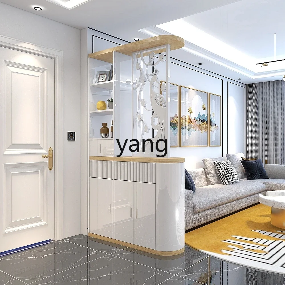 CX light luxury living room entrance shoe cabinet integrated partition simple modern door screen cabinet