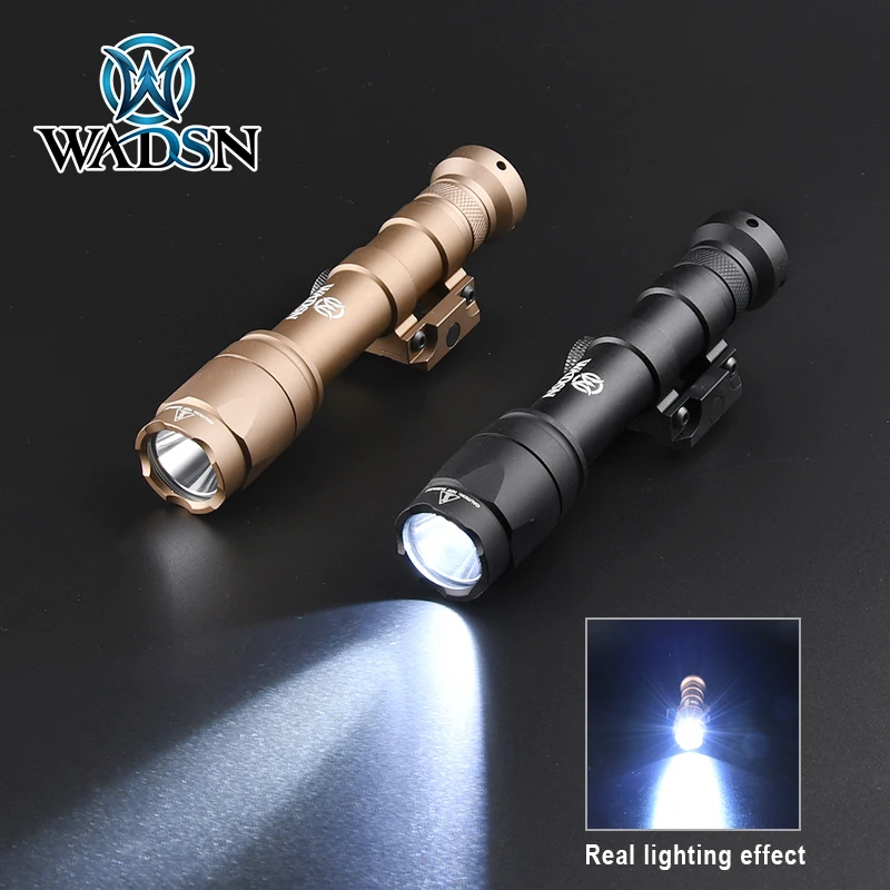 WADSN M600C Tactical Scout Light SF M600 Flashlight 600lm Torch with Remote Tail Switch Arme Hunting Lanterna Outdoor Field