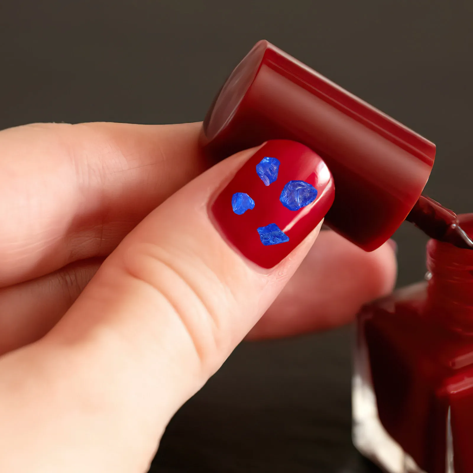 

Стеклянные крошки для дизайна ногтей, нерегулярные бусины из дробленого стекла, украшения для рукоделия из смолы, принадлежности для маникюра, устойчивые к выцветанию, сверкающие элементы для ногтей